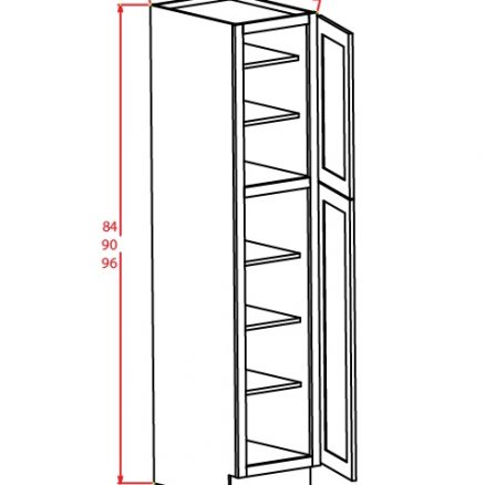 Yc U189024 Utility Cabinets With Two Doors 18 Inch Cabinetcorp