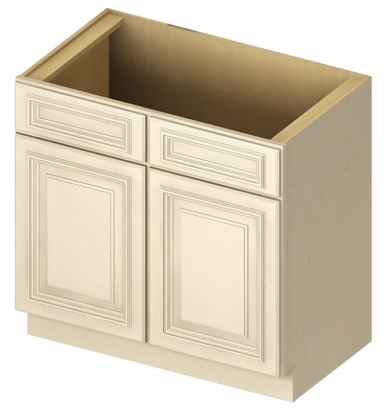 Cw Vs30 Vanity Sink Bases Double Door Double Drawer Front 30