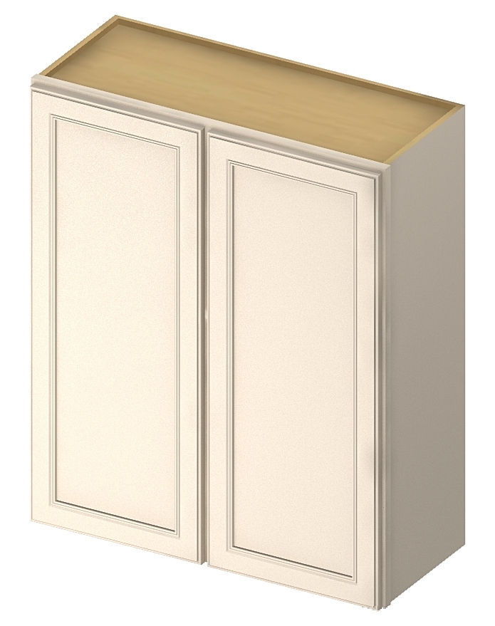 Yw W3036 36 High Wall Cabinet Double Door 30 Inch Cabinetcorp