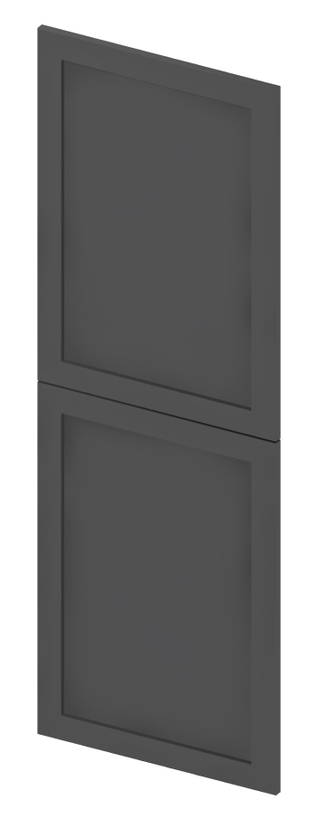 TDEP2496 Tall Decorative End Panel 24 inch by 96 inch Shaker Gray ...