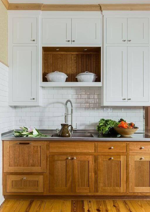 5 Farmhouse-Style Kitchens With Wood Cabinets