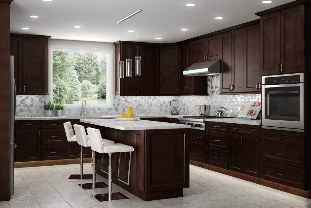 Espresso And White Kitchen Cabinets – Things In The Kitchen