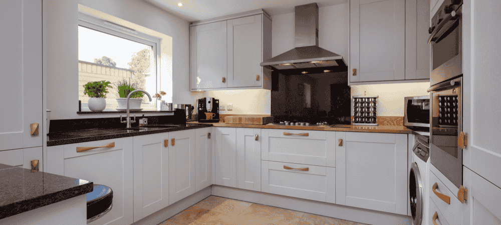 Classic White Shaker Kitchen Cabinets